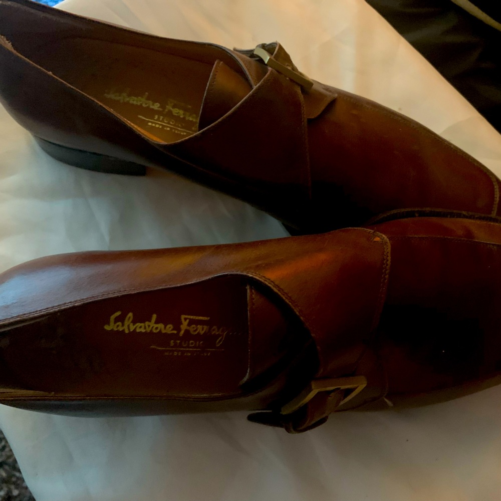 Vintage Brown Salvatore Ferragamo Loafers